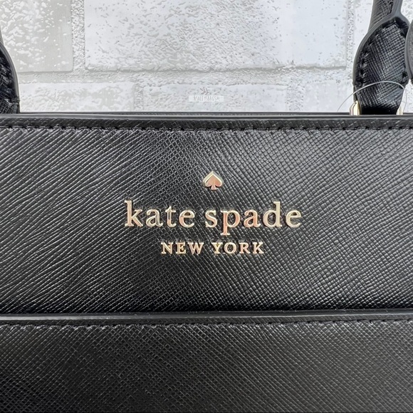 Kate Spade Staci Large Black Satchel Crossbody - Picture 3 of 11